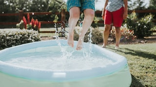 What happens to the pool water when the swimming fun is over?
