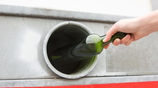 Glass is disposed of in glass recycling containers, but what about the accompanying lids?