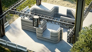 A house built with a 3D printer offers several advantages.