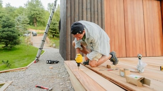 Building a patio requires careful planning–the choice of material is also crucial.