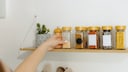 Spice cabinets are often not regularly sorted.