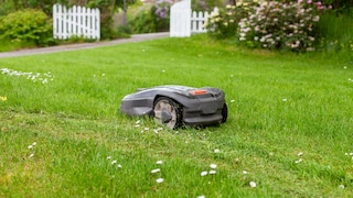 Robotic lawn mowers are relatively lightweight, but they can damage the ground and grass.