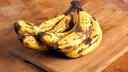 Bananas can quickly develop brown spots.
