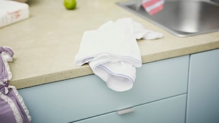 Dish towels are often left lying around after drying.