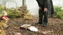 Winnie the Pooh and Christopher Robin (Ewan McGregor) in a scene from the Disney film "Christopher Robin"