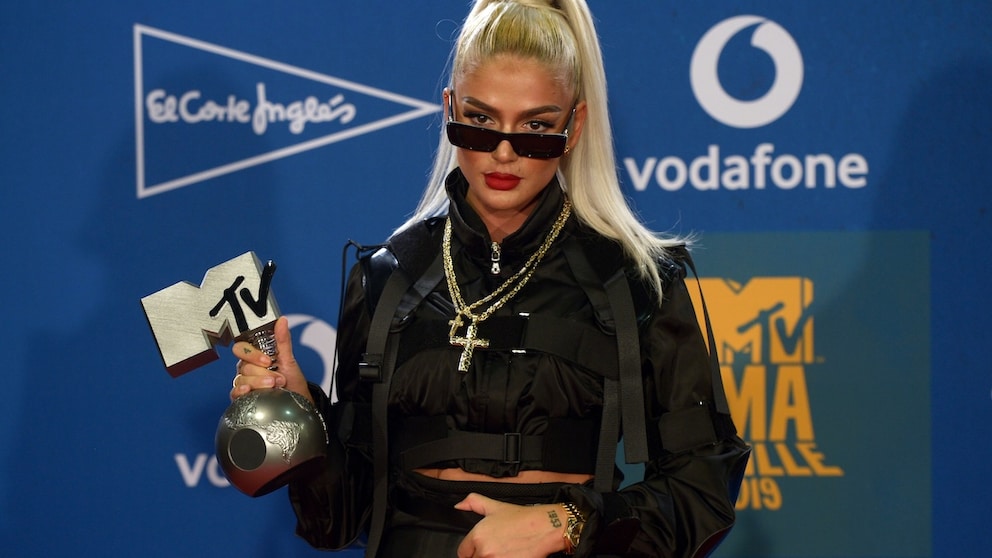 Rapper Loredana at the MTV Music Awards