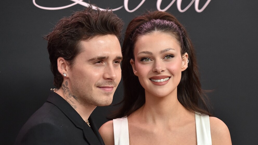 Model Nicola Peltz Beckham with husband Brooklyn Beckham