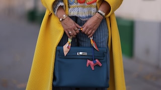 Bag charms, or 'Taschenanhänger' as they are known in German, are really trendy