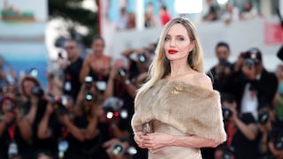 Angelina Jolie on the red carpet in Venice