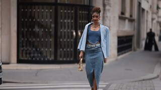 Denim-on-denim look