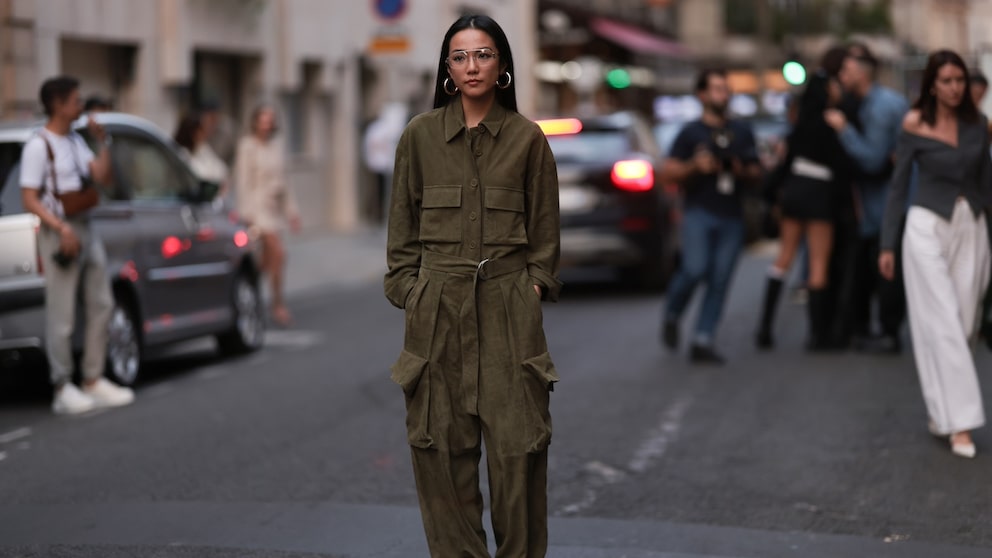 Olive green jumpsuit