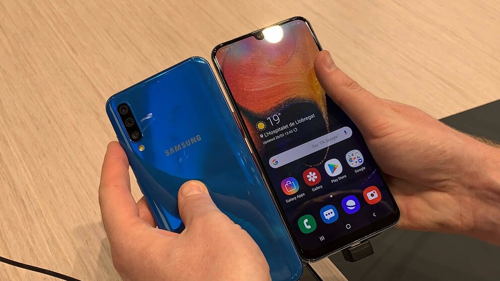 Samsung Galaxy A50 at MWC 2019