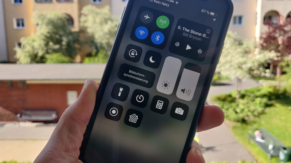 iPhone Xr Control Center