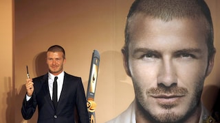 David Beckham Promotes Motorola