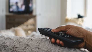 Remote Control in Front of TV