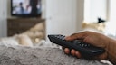 Remote Control in Front of TV