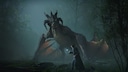 Review of Hogwarts Legacy: Screenshot of Hogwarts Legacy Featuring Dragon and Wizard