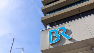 BR Logo on Building Wall: Symbolic Image for BR Media Library
