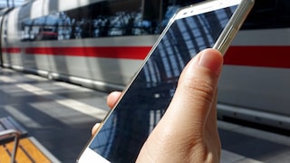 Smartphone Found in Front of ICE Train at Station
