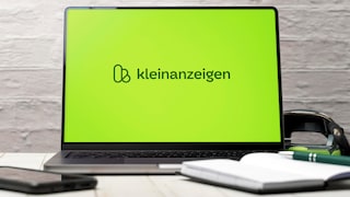 Symbolic image: Laptop with the green start screen of the "Classifieds" app
