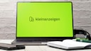 Symbolic image: Laptop with the green start screen of the "Classifieds" app