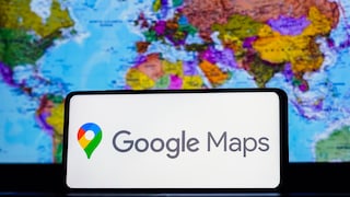 Google Maps Logo with World Map in the Background