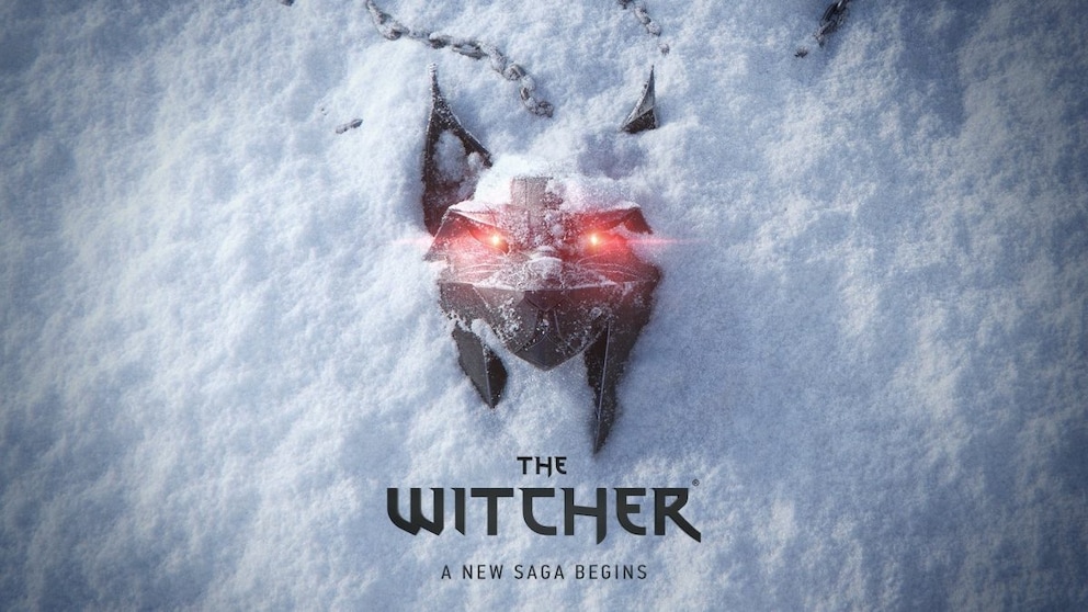 The Witcher 4: Announcement image with lynx medallion in the snow