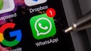 Stock Image: WhatsApp Icon on Smartphone