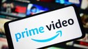 Amazon Prime Video Reviews: Streaming Service Logo on Smartphone
