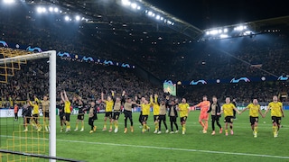 BVB Celebrates Reaching Champions League Semifinals