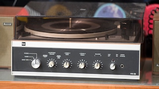 An old Dual brand record player.