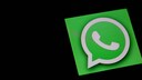 Recommended Contacts on WhatsApp: Messenger Logo on Black Background