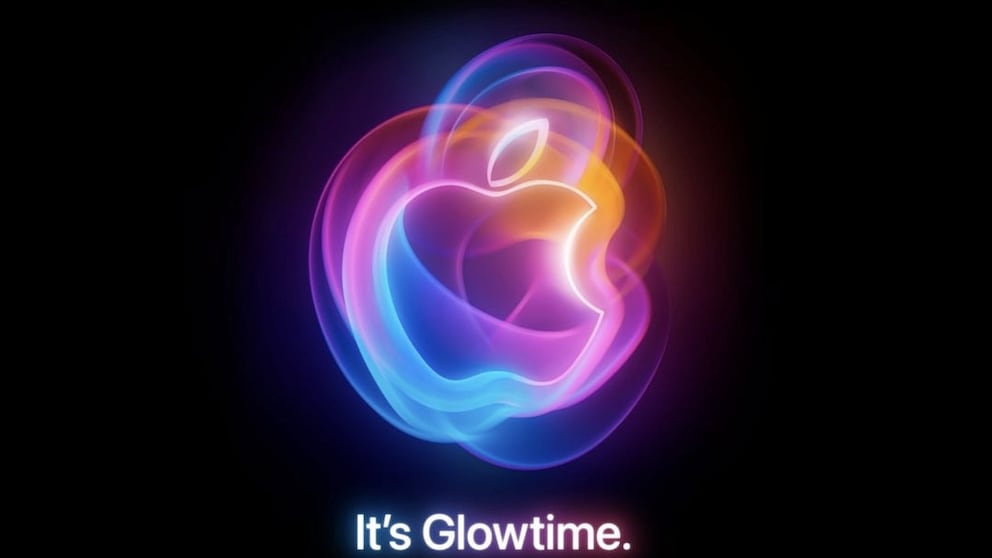 The motto of the Apple Event 2024 is "It's Glowtime"