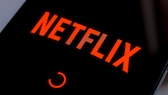 Netflix logo on a cell phone screen