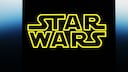 Star Wars logo on a cell phone