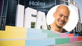 IFA 2024 stand-up display and TECHBOOK editor Woon-Mo Sung