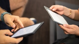 It was Amazon's high-end model for a long time, but has now had its day - the Kindle Oasis
