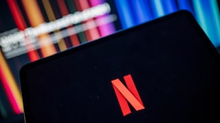 Netflix logo on a tablet