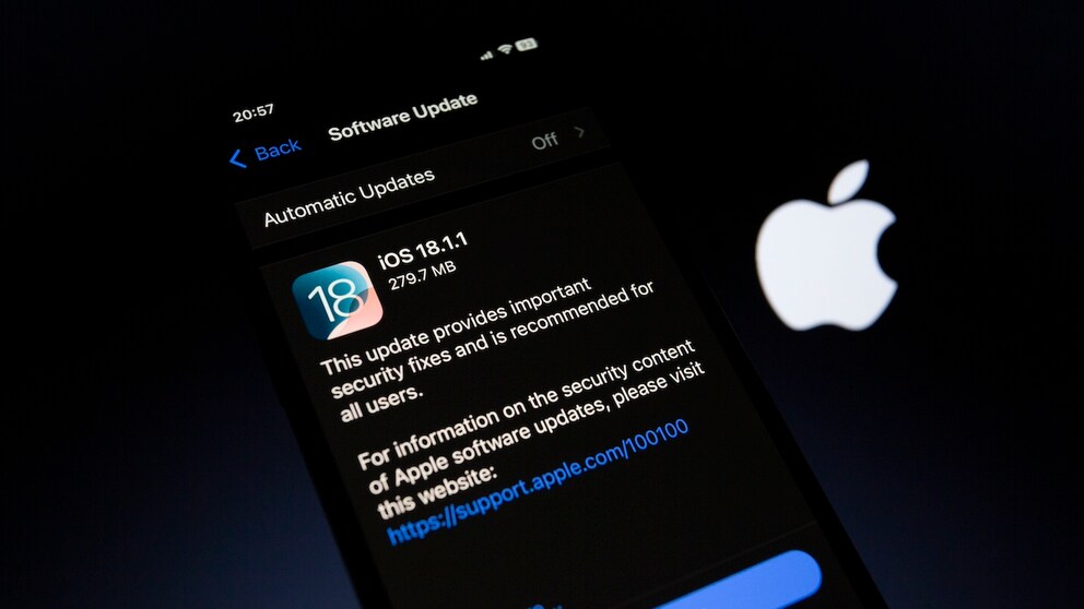 Apple has surprisingly released a security update with iOS 18.1.1
