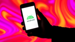 Smartphone with Android Logo
