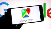 Google Maps logo on a smartphone