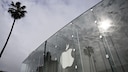 Apple has big plans for 2025: Logo of the company at the company headquarters