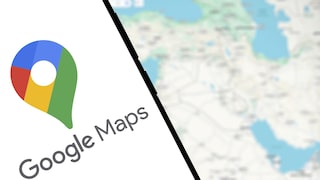 The Google Maps logo is displayed on the smartphone