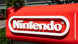 Nintendo logo in front of the US headquarters