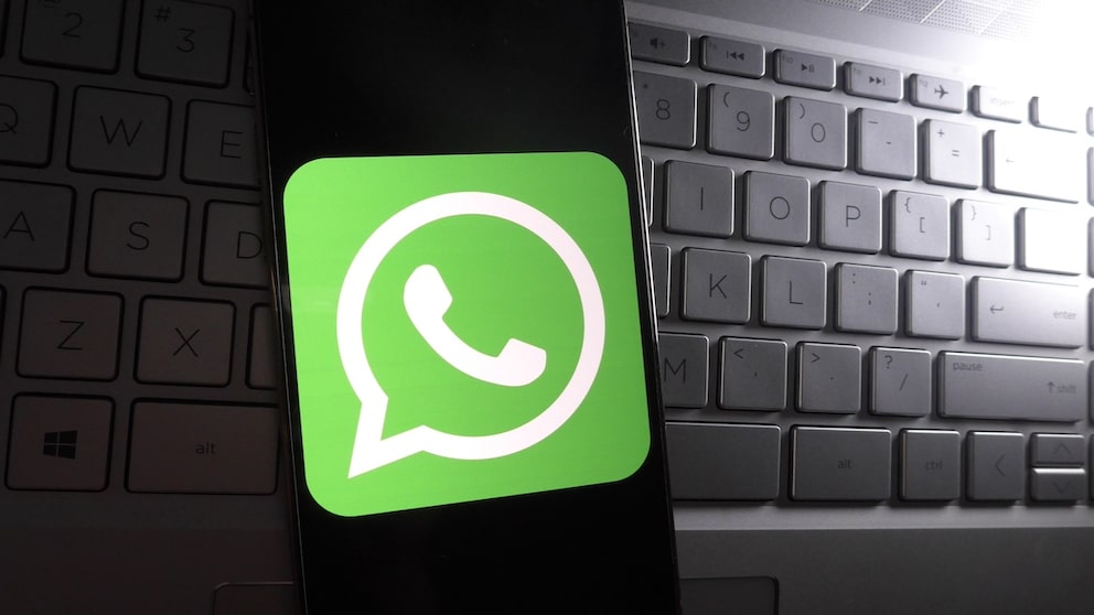 WhatsApp on a smartphone