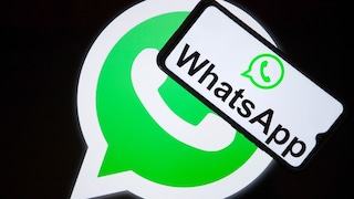 WhatsApp on a smartphone