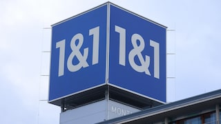 1&1 Logo on a Building