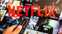 Netflix logo on a TV
