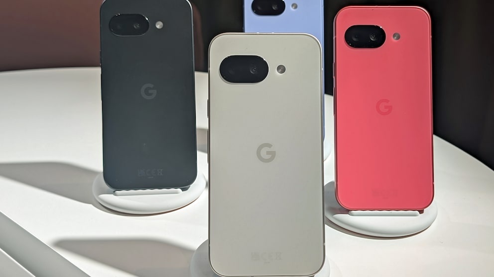The Pixel 9a comes in four colors, with Iris and Peony being new additions.