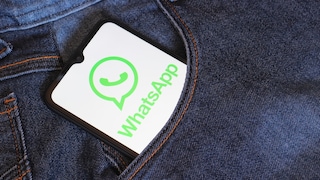 WhatsApp on a smartphone